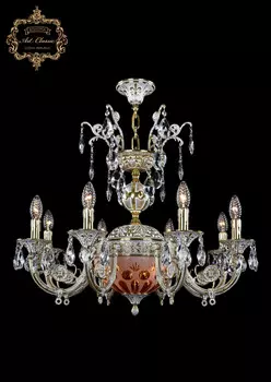 Хрустальная люстра Bohemia Art Classic 31.22.8.KR175SP.250IT.GW.Sp.Amber.White.1E