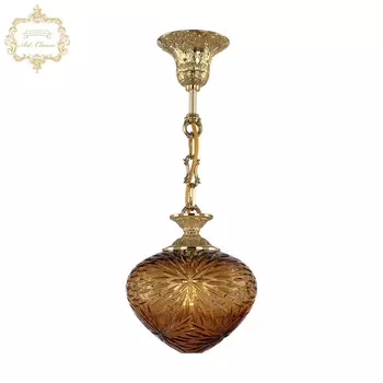 Хрустальная люстра Bohemia Art Classic 34.003P.18.G.Amber.H-1A