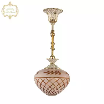 Хрустальная люстра Bohemia Art Classic 34.003P.18.GW.Amber-White.H-1B