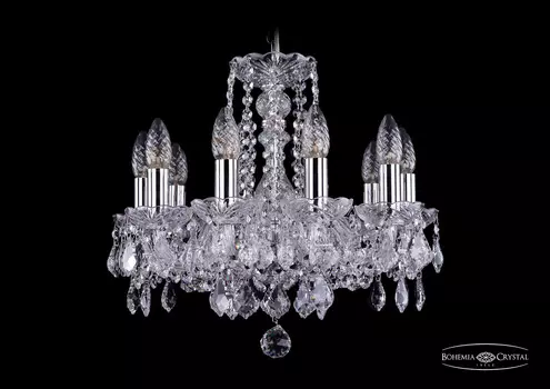 Хрустальная люстра Bohemia Ivele 1402/10/141 Ni Leafs