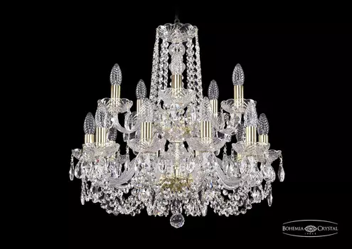 Хрустальная люстра Bohemia Ivele 1402/10+5/195/2d G