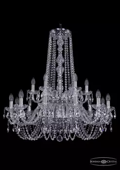 Хрустальная люстра Bohemia Ivele 1402/12+6/300/h-91/2d Ni