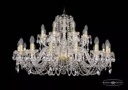 Хрустальная люстра Bohemia Ivele 1402/16+8/360 G