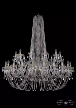 Хрустальная люстра Bohemia Ivele 1402/24+12/530/h-160 G