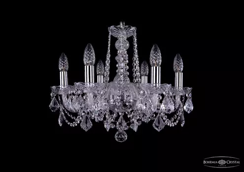 Хрустальная люстра Bohemia Ivele 1402/6/160 Ni Leafs
