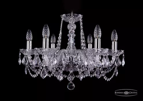 Хрустальная люстра Bohemia Ivele 1402/6/195 Ni Leafs