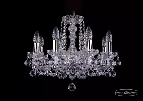 Хрустальная люстра Bohemia Ivele 1402/8/160 Ni Balls