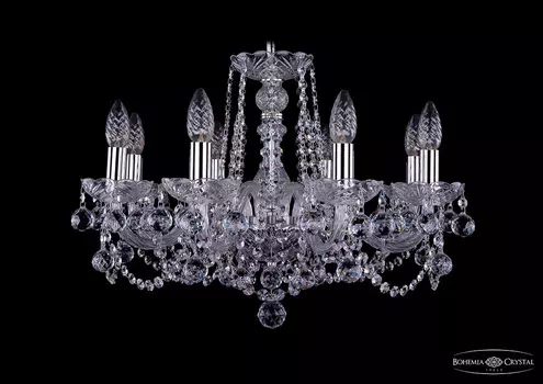 Хрустальная люстра Bohemia Ivele 1402/8/195 Ni Balls