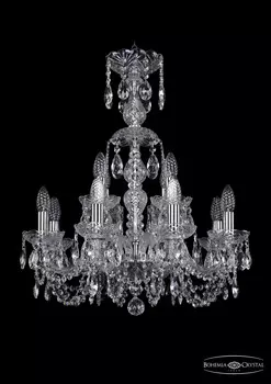 Хрустальная люстра Bohemia Ivele 1402/8+4/195/XL-64 Ni