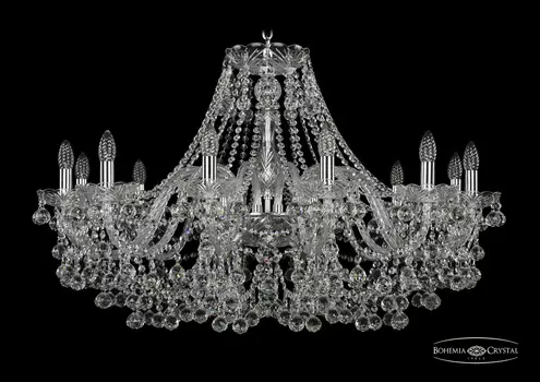 Хрустальная люстра Bohemia Ivele 1409/12/360 Ni