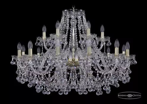 Хрустальная люстра Bohemia Ivele 1409/12+6/360 G