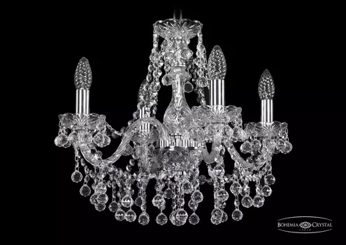 Хрустальная люстра Bohemia Ivele 1409/4/160 Ni