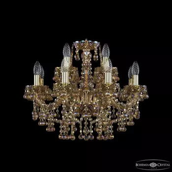 Хрустальная люстра Bohemia Ivele 1409/8+4/195 G M777