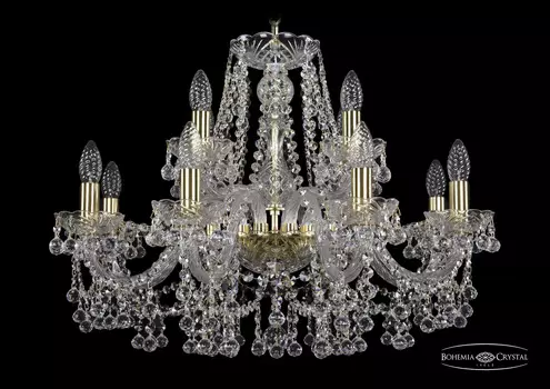 Хрустальная люстра Bohemia Ivele 1409/8+4/240 G