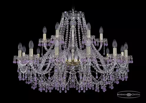 Хрустальная люстра Bohemia Ivele 1410/12+6/360 G V7010