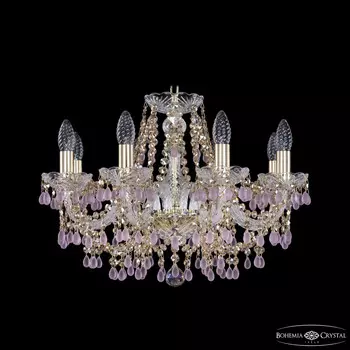Хрустальная люстра Bohemia Ivele 1410/8/195 G V7010 R777