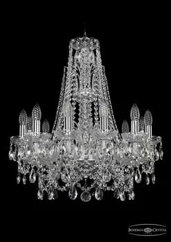 Хрустальная люстра Bohemia Ivele 1411/12/195/XL-65 Ni