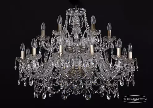 Хрустальная люстра Bohemia Ivele 1411/12+6/300/2d Pa