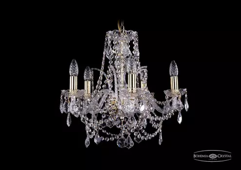 Хрустальная люстра Bohemia Ivele 1411/5/160 G Leafs