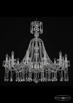Хрустальная люстра Bohemia Ivele 1413/12/360/XL-100 Ni