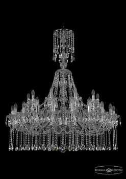 Хрустальная люстра Bohemia Ivele 1413/20+10/400/XL-130 Ni