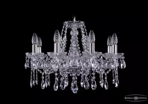 Хрустальная люстра Bohemia Ivele 1413/8/200 Ni