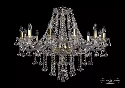 Хрустальная люстра Bohemia Ivele 1415/12/300 G Balls