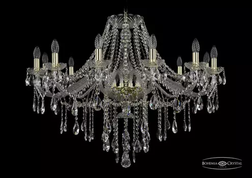 Хрустальная люстра Bohemia Ivele 1415/12/360 G