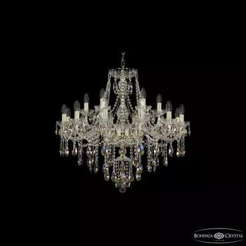 Хрустальная люстра Bohemia Ivele 1415/12+6/300 G K801