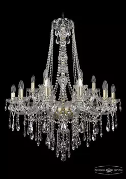 Хрустальная люстра Bohemia Ivele 1415/12+6/300/h-108 G