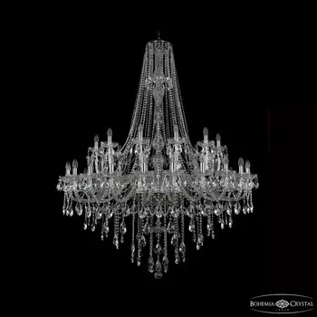 Хрустальная люстра Bohemia Ivele 1415/24+12+6/530/h-187 Ni