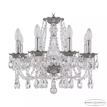 Хрустальная люстра Bohemia Ivele 1607/8/165 Ni