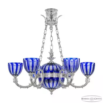 Хрустальная люстра Bohemia Ivele 71009P/6/210 NW P1 U Clear-Blue/H-1H Y8 FA2S