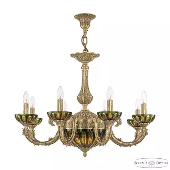Хрустальная люстра Bohemia Ivele 71109P/8/210 FP P Amber-Green/H-1H