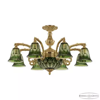 Хрустальная люстра Bohemia Ivele 71212P/8/210 G P2 D Clear-Green/H-1I
