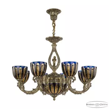 Хрустальная люстра Bohemia Ivele 71409P/8/210 GB P1 U Amber-Blue/H-1H FA4M