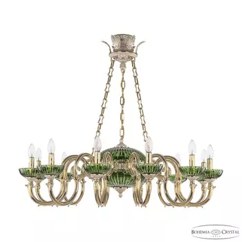 Хрустальная люстра Bohemia Ivele 72003P/12/300 GW P Clear-Green/H-1K Y8