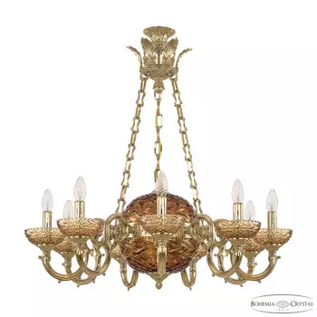 Хрустальная люстра Bohemia Ivele 72003P/9/210 G P Amber/M-1F Y8