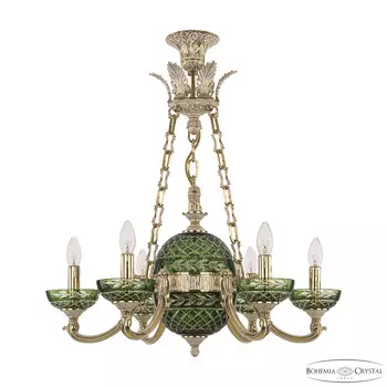 Хрустальная люстра Bohemia Ivele 72009P/6/175 GW P Clear-Green/H-1J Y8 FL2S