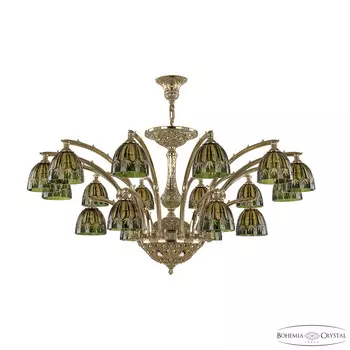 Хрустальная люстра Bohemia Ivele 72111/12+6/420 AZ G P1 D Amber-Green/H-1I