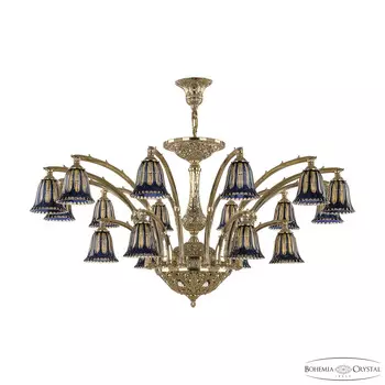 Хрустальная люстра Bohemia Ivele 72111/12+6/420 AZ G P2 D Amber-Blue/H-1H
