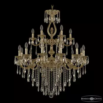 Хрустальная люстра Bohemia Ivele 72401/12+6/300/2d B G FA2B