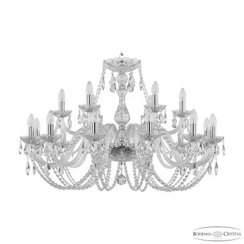 Хрустальная люстра Bohemia Ivele Crystal 101/12+6/360 Ni