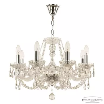 Хрустальная люстра Bohemia Ivele Crystal 101/8/195 Ni