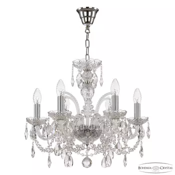 Хрустальная люстра Bohemia Ivele Crystal 105/6/165 Ni