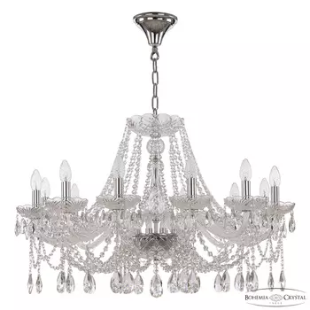 Хрустальная люстра Bohemia Ivele Crystal 107/12/300 Ni