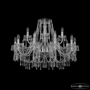Хрустальная люстра Bohemia Ivele Crystal 1403/10+5/300 Ni