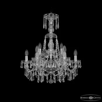 Хрустальная люстра Bohemia Ivele Crystal 1403/6+3/195/XL-65 Ni