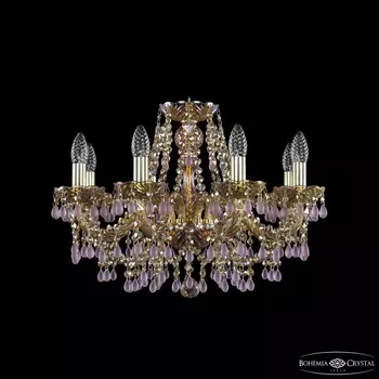 Хрустальная люстра Bohemia Ivele Crystal 1410/8/195 G V7010 M777