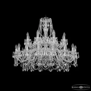 Хрустальная люстра Bohemia Ivele Crystal 1411/16+8/360/2d Ni